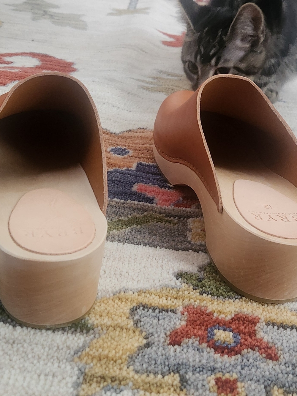 BRYR Leather Worker Clogs - Picture 3 of 5
